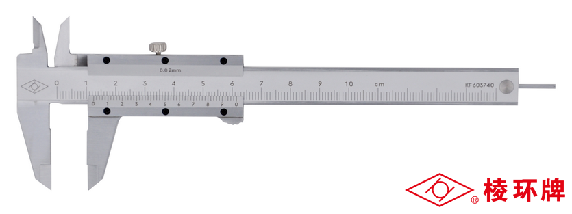 棱环牌碳钢四用普通卡尺(圆杆)，AY002/003系列
