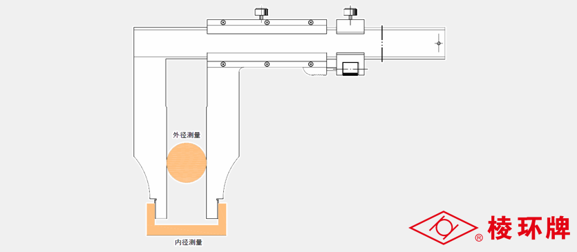 棱环牌不锈钢单面普通卡尺，AY501/522系列