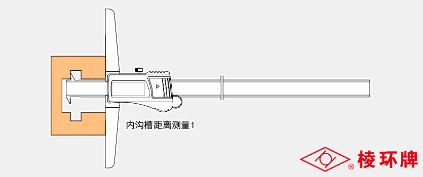 棱环牌不锈钢双钩数显深度卡尺，BS048系列